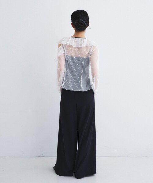 CODE A（コードエー）の「zip wide pants（その他パンツ・レディース・ブラック/ベージュ・34/36/38）」の15枚目の写真