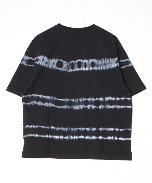 many men many mind(メニーメンメニーマインド)の「MANYMENMANYMINDS / タイダイ染め/ボーダーTEE(Tシャツ/カットソー・メンズ・グレー/ブルー/ブラック・LARGE/X-LARGE/MEDIUM)」の4枚目の写真