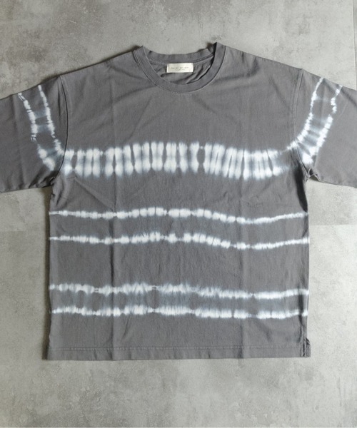 many men many mind(メニーメンメニーマインド)の「MANYMENMANYMINDS / タイダイ染め/ボーダーTEE(Tシャツ/カットソー・メンズ・グレー/ブルー/ブラック・LARGE/X-LARGE/MEDIUM)」の12枚目の写真