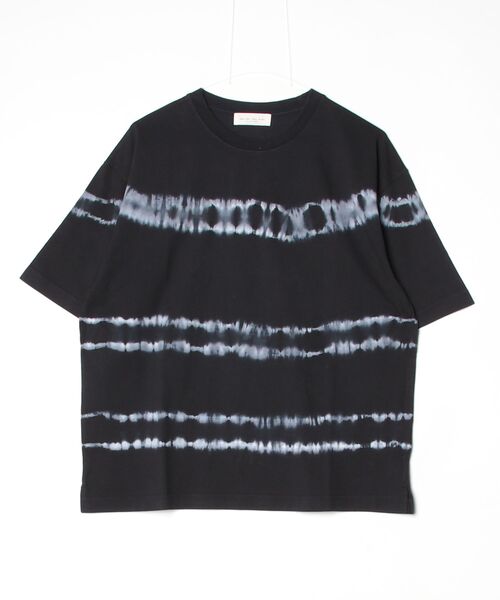 many men many mind(メニーメンメニーマインド)の「MANYMENMANYMINDS / タイダイ染め/ボーダーTEE(Tシャツ/カットソー・メンズ・グレー/ブルー/ブラック・LARGE/X-LARGE/MEDIUM)」の18枚目の写真