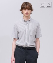 【吸水速乾 / 抗菌防臭 / 遮熱 / 防シワ】【J.PRESS OXFORD JERSEY】カノコインレイ半袖 シャツ / B.D.