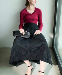 VERMEIL par iena | TanC TOKYO タンクトウキョウ Embroidery Over スカート TC26A-048(スカート)