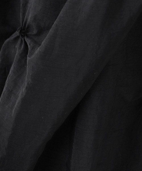 VERMEIL par iena（ヴェルメイユパーイエナ）の「TanC TOKYO タンクトウキョウ Embroidery Over スカート TC26A-048（スカート・レディース・ブラック・FREE）」の2枚目の写真