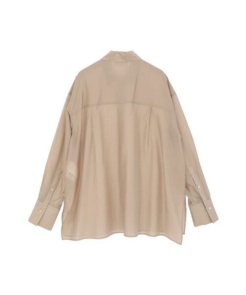 1er Arrondissement(プルミエアロンディスモン)の「シアーテンセルシャツ(シャツ/ブラウス・レディース・オフホワイト/グリーン系その他4/ブラック系その他3/ベージュ・36/38)」の5枚目の写真