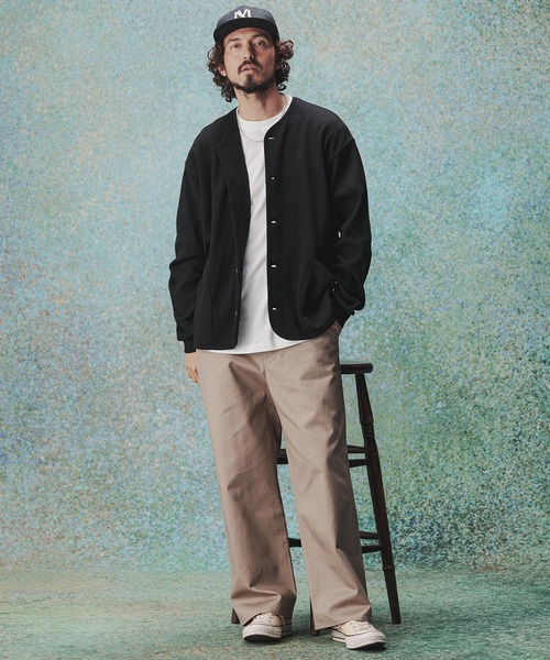THEOREM(セオレム)の「mcg3809- Honeycomb Army Cardigan ハニカムカーディガン(TRM-7313)(カーディガン/ボレロ・メンズ・杢グレー/ブラック・L/M)」の22枚目の写真