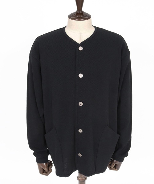 THEOREM(セオレム)の「mcg3809- Honeycomb Army Cardigan ハニカムカーディガン(TRM-7313)(カーディガン/ボレロ・メンズ・杢グレー/ブラック・L/M)」の7枚目の写真