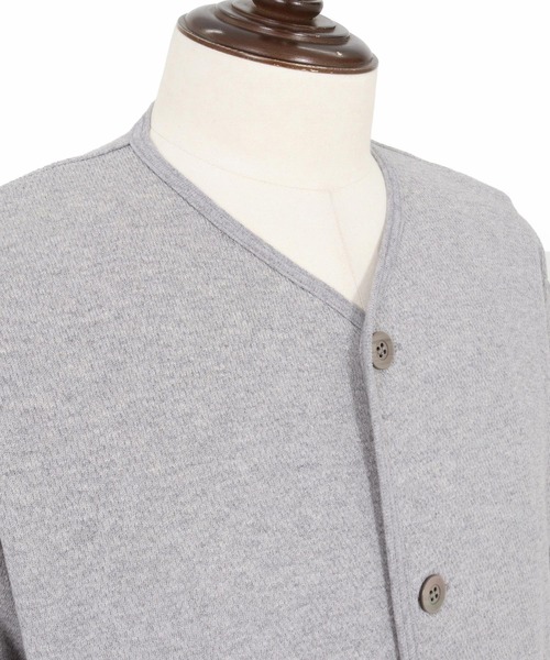 THEOREM(セオレム)の「mcg3809- Honeycomb Army Cardigan ハニカムカーディガン(TRM-7313)(カーディガン/ボレロ・メンズ・杢グレー/ブラック・L/M)」の12枚目の写真