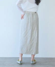 yuni | △Hemp/C herringbone tight gum skirt(スカート)