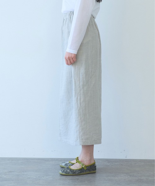 yuni(ユニ )の「△Hemp/C herringbone tight gum skirt(スカート・レディース・ベージュ/ブラック・FREE)」の13枚目の写真