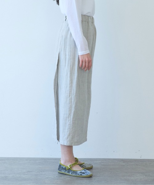yuni(ユニ )の「△Hemp/C herringbone tight gum skirt(スカート・レディース・ベージュ/ブラック・FREE)」の14枚目の写真