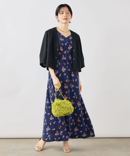 NOLLEY’S(ノーリーズ)の「ウォッシャブルスカーレット柄ワンピース(ワンピース・レディース・ブルー系その他6・38/36)」の10枚目の写真