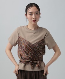 LEPSIM | ペイズリースカーフT 668114(Tシャツ/カットソー)