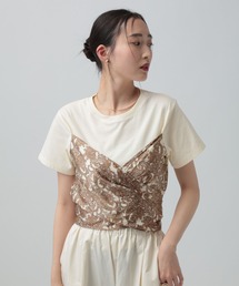 LEPSIM | ペイズリースカーフT 668114(Tシャツ/カットソー)