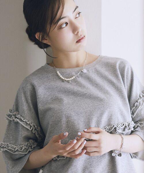 earth music&ecology（アースミュージックアンドエコロジー）の「ストーンMIXチャームブレスレット（ブレスレット・レディース・ゴールド/シルバー・FREE）」の16枚目の写真