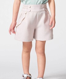 BeBe（ベベ）の「リネン調キャンバスポケットフリルショートパンツ(90~160cm)（その他パンツ）」