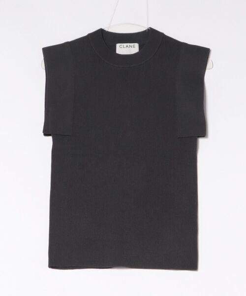 L.H.P（エルエイチピー）の「CLANE/クラネ/SQUARE SLEEVE KNIT TOPS（ニット/セーター・レディース・ホワイト/ブルー/チャコールグレー/その他24・1）」の6枚目の写真