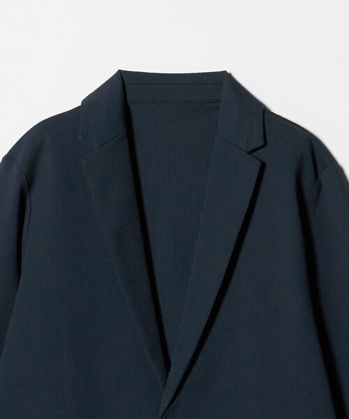 A DAY IN THE LIFE UNITED ARROWS(アデイインザライフユナイテッドアローズ)の「サッカー ジャージー カーディガン ジャケット<A DAY IN THE LIFE>(カーディガン/ボレロ・メンズ・ダークグレー/ベージュ/ネイビー・S/M/L)」の5枚目の写真