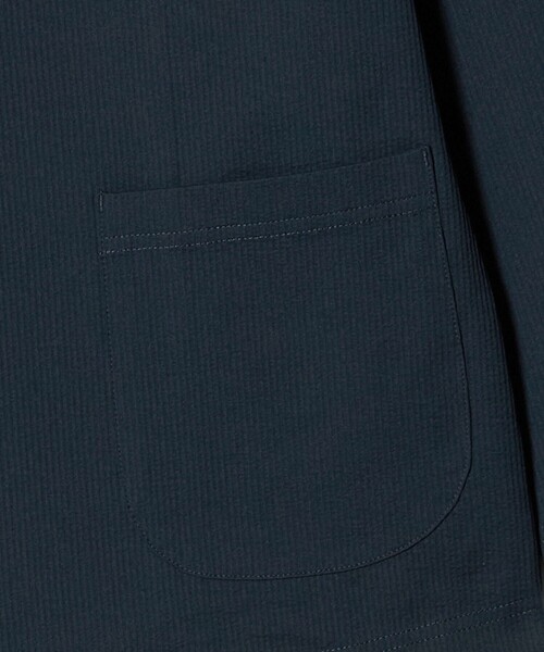 A DAY IN THE LIFE UNITED ARROWS(アデイインザライフユナイテッドアローズ)の「サッカー ジャージー カーディガン ジャケット<A DAY IN THE LIFE>(カーディガン/ボレロ・メンズ・ダークグレー/ベージュ/ネイビー・S/M/L)」の7枚目の写真