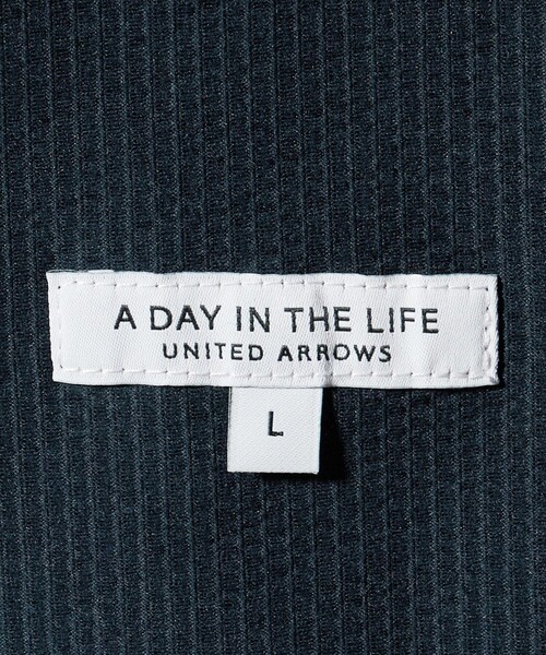 A DAY IN THE LIFE UNITED ARROWS(アデイインザライフユナイテッドアローズ)の「サッカー ジャージー カーディガン ジャケット<A DAY IN THE LIFE>(カーディガン/ボレロ・メンズ・ダークグレー/ベージュ/ネイビー・S/M/L)」の17枚目の写真