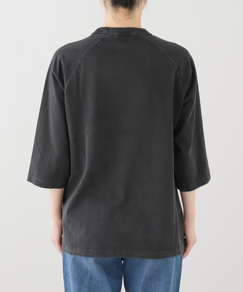 OUTDOOR PRODUCTS（アウトドアプロダクツ）の「GRS Mickey 7/S T-Shirt（Tシャツ/カットソー・レディース・チャコールグレー/ホワイト・FREE）」の4枚目の写真