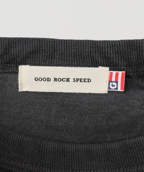 OUTDOOR PRODUCTS（アウトドアプロダクツ）の「GRS Mickey 7/S T-Shirt（Tシャツ/カットソー・レディース・チャコールグレー/ホワイト・FREE）」の7枚目の写真