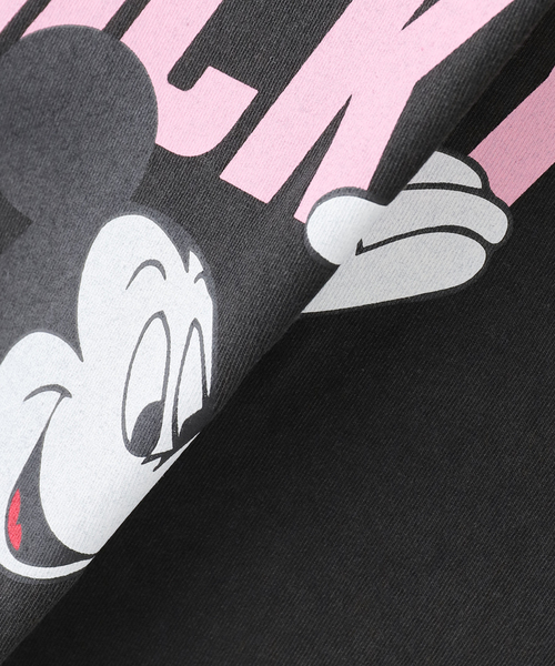 OUTDOOR PRODUCTS（アウトドアプロダクツ）の「GRS Mickey 7/S T-Shirt（Tシャツ/カットソー・レディース・チャコールグレー/ホワイト・FREE）」の9枚目の写真