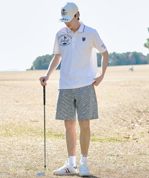 adabat（アダバット）の「【ADABAT NAVY】吸水速乾　エンブロイダリーサッカーハーフパンツ（その他パンツ・メンズ・ネイビー系2/ホワイト系3・48/46/50）」の5枚目の写真