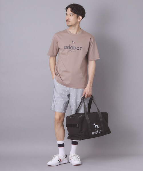 adabat（アダバット）の「【ADABAT NAVY】吸水速乾　エンブロイダリーサッカーハーフパンツ（その他パンツ・メンズ・ネイビー系2/ホワイト系3・48/46/50）」の9枚目の写真