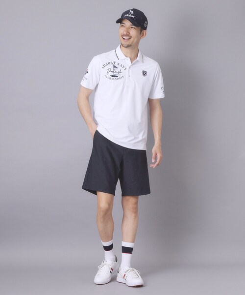 adabat（アダバット）の「【ADABAT NAVY】吸水速乾　エンブロイダリーサッカーハーフパンツ（その他パンツ・メンズ・ネイビー系2/ホワイト系3・48/46/50）」の14枚目の写真