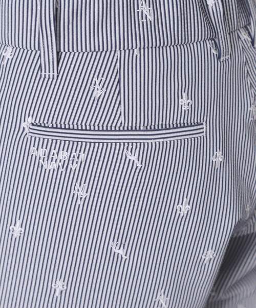 adabat（アダバット）の「【ADABAT NAVY】吸水速乾　エンブロイダリーサッカーハーフパンツ（その他パンツ・メンズ・ネイビー系2/ホワイト系3・48/46/50）」の22枚目の写真