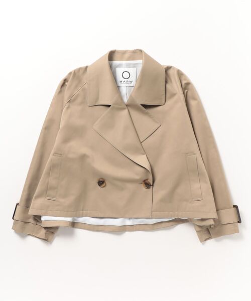 26SS MARW UNITED ARROWS ミドル トレンチコート ベージュ ブランド古着】トレンチコート（トレンチコート）｜MARW UNITED ARROWS