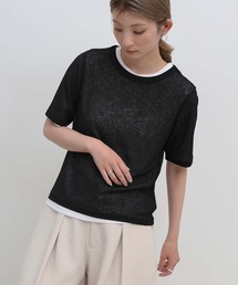 シアーテレコレイヤードTシャツ