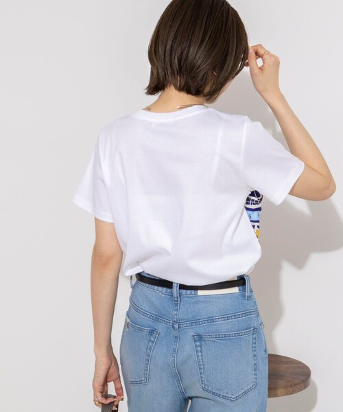 NOLLEY’S（ノーリーズ）の「ウォッシャブルスカーフTシャツ（Tシャツ/カットソー・レディース・ホワイト系その他2/ホワイト系その他4・38）」の9枚目の写真