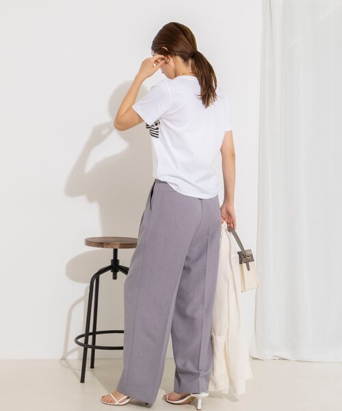 NOLLEY’S（ノーリーズ）の「ウォッシャブルスカーフTシャツ（Tシャツ/カットソー・レディース・ホワイト系その他2/ホワイト系その他4・38）」の20枚目の写真