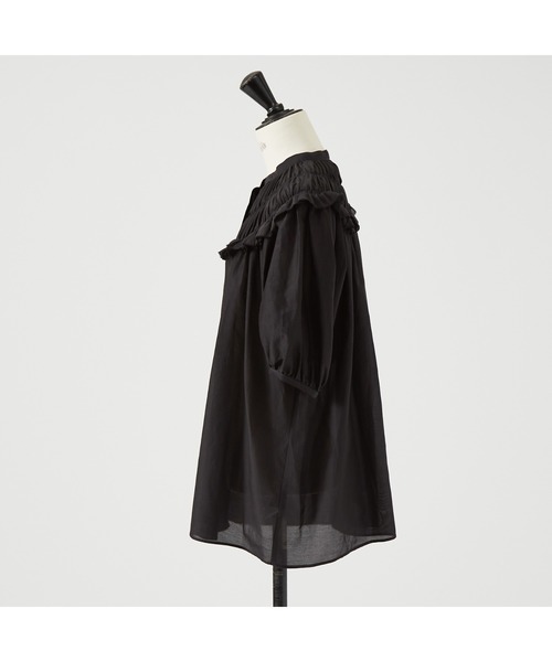 DESIGNWORKS(デザインワークス)の「コットンシルクローンシャーリングシャツ(シャツ/ブラウス・レディース・カーキ/ブラック・38)」の16枚目の写真