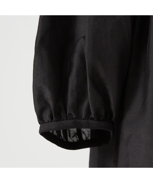 DESIGNWORKS(デザインワークス)の「コットンシルクローンシャーリングシャツ(シャツ/ブラウス・レディース・カーキ/ブラック・38)」の20枚目の写真
