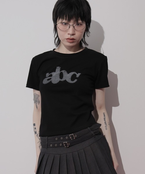 Ulysses(ユリシス)の「グラフィックロゴTシャツ(Tシャツ/カットソー・レディース・ネイビー/ブラック/ダークグレー/ホワイト・F)」の3枚目の写真