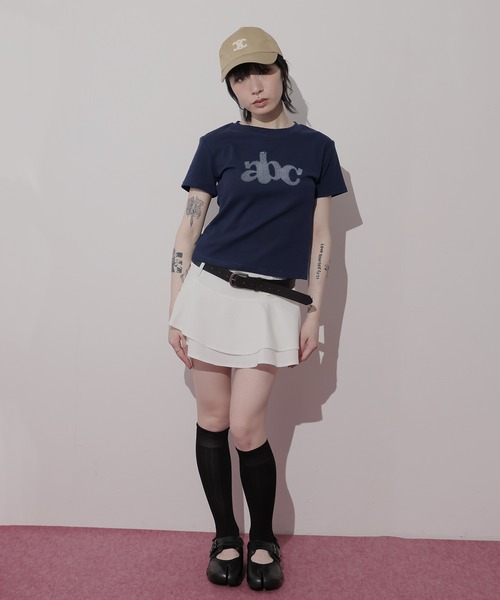 Ulysses(ユリシス)の「グラフィックロゴTシャツ(Tシャツ/カットソー・レディース・ネイビー/ブラック/ダークグレー/ホワイト・F)」の13枚目の写真