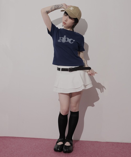 Ulysses(ユリシス)の「グラフィックロゴTシャツ(Tシャツ/カットソー・レディース・ネイビー/ブラック/ダークグレー/ホワイト・F)」の10枚目の写真