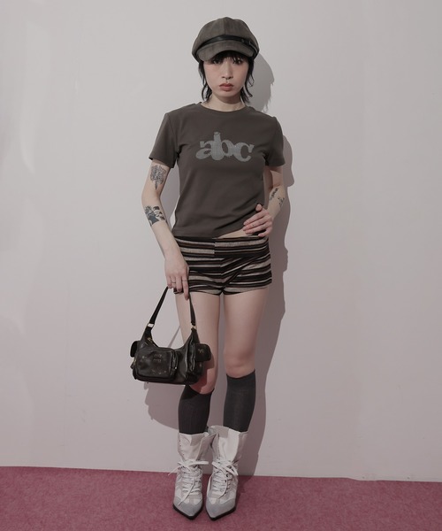 Ulysses(ユリシス)の「グラフィックロゴTシャツ(Tシャツ/カットソー・レディース・ネイビー/ブラック/ダークグレー/ホワイト・F)」の14枚目の写真