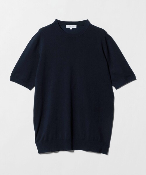 A DAY IN THE LIFE UNITED ARROWS(アデイインザライフユナイテッドアローズ)の「ハイゲージ プレーティング テンジク ニット-ウォッシャブル-<A DAY IN THE LIFE>(ニット/セーター・メンズ・ネイビー/ライトグレー/その他1・XL/M/L)」の5枚目の写真