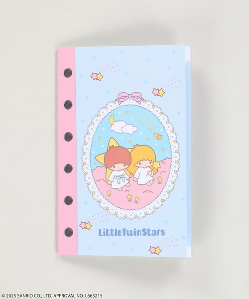 sanrio(サンリオ)の「『リトルツインスターズ』シール帳(ステッカー/テープ・レディース・ブルー/コーラルピンク・ONESIZE)」の3枚目の写真