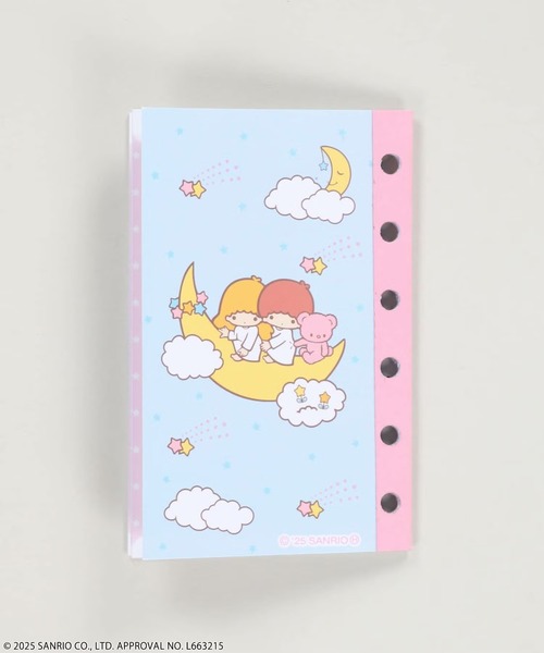 sanrio(サンリオ)の「『リトルツインスターズ』シール帳(ステッカー/テープ・レディース・ブルー/コーラルピンク・ONESIZE)」の4枚目の写真