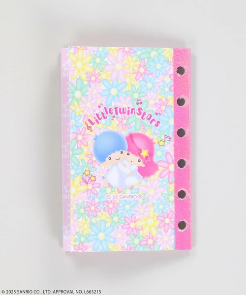 sanrio(サンリオ)の「『リトルツインスターズ』シール帳(ステッカー/テープ・レディース・ブルー/コーラルピンク・ONESIZE)」の7枚目の写真