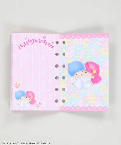 sanrio(サンリオ)の「『リトルツインスターズ』シール帳(ステッカー/テープ・レディース・ブルー/コーラルピンク・ONESIZE)」の8枚目の写真