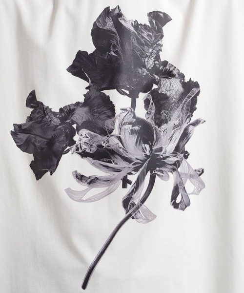 HARE(ハレ)の「【接触冷感】フラワーアートフロントプリントカット(HARE)(Tシャツ/カットソー・メンズ・グリーン/ホワイト/ブラック・FREE)」の22枚目の写真