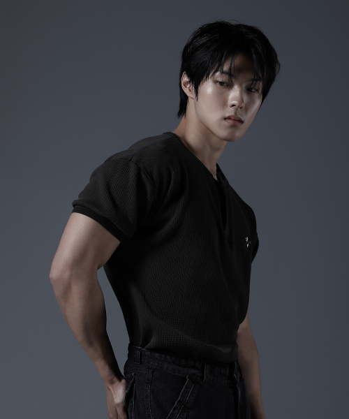 CARMID（カミド）の「アンティークウォッシングヘンリーネック半袖[ダークブラウン]（Tシャツ/カットソー・メンズ・その他・1/2/3）」の8枚目の写真