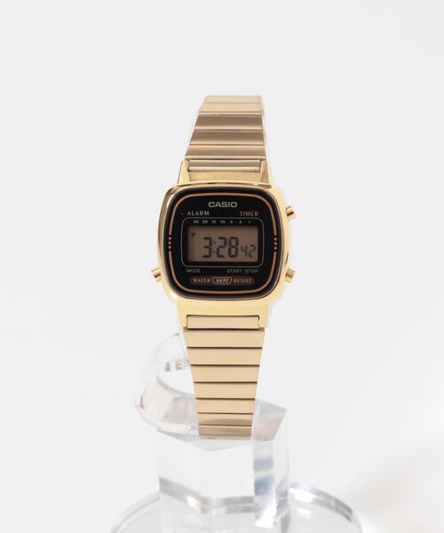 CASIO(カシオ)の「CASIO メタルデジタルウォッチ(アナログ腕時計・レディース・ゴールド・-)」の2枚目の写真