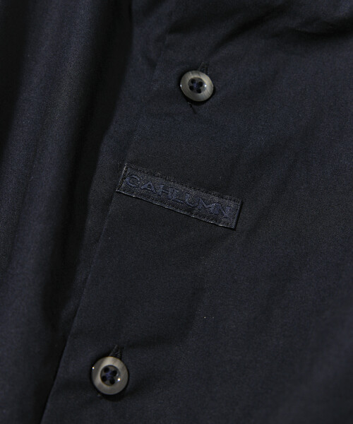 CAHLUMN(カウラム)の「CAHLUMN/カウラム Broadcloth Band Collar Shirt(シャツ/ブラウス・メンズ・ブラウン/ネイビー/ホワイト・MEDIUM/LARGE/X-LARGE/XX-LARGE)」の6枚目の写真