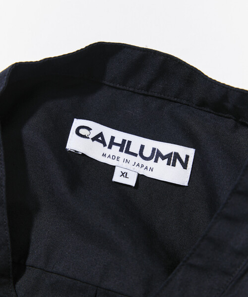 CAHLUMN(カウラム)の「CAHLUMN/カウラム Broadcloth Band Collar Shirt(シャツ/ブラウス・メンズ・ブラウン/ネイビー/ホワイト・MEDIUM/LARGE/X-LARGE/XX-LARGE)」の8枚目の写真